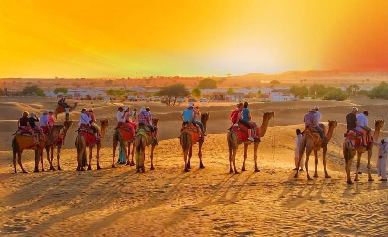 Sam Dunes Desert Safari Camp 호텔 자이살메르 외부 사진